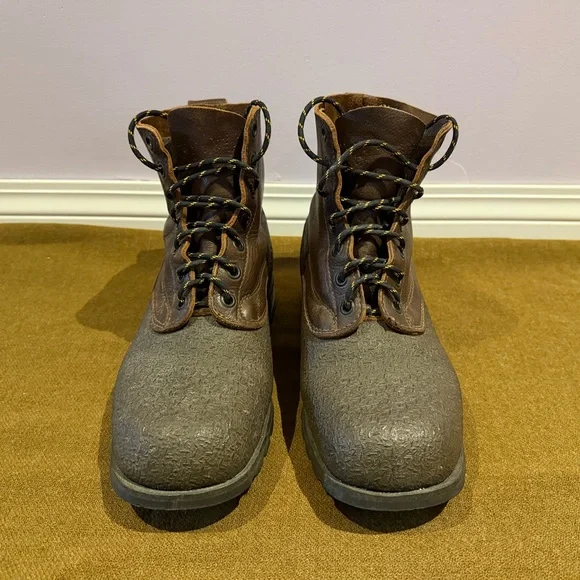 Vintage 1968 Tretorn Swedish Army Military Boots 10M - Picture 2 of 8